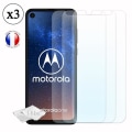 Miniatyrbillede 1 af 4: Beskyttelsesfilm - Motorola - One Vision - Hærdet glas - Ultra tynd - Ridsefast - 3 stk.