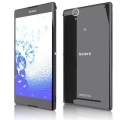Miniatyrbillede 4 af 4: SONY XPERIA T2 Dedicated black folio case with window effect in leather with visible stitching by PH26®