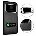 Miniatyrbillede 1 af 4: Coque Extra Slim - Huawei - Honor 9X Pro - Simili Læder - Sort - Magnetisk Svart