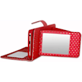 Miniatyrbillede 4 af 4: Smartphone cover - Sharp - Aquos V - Eco-leather - Red - Card holder and mirror Röd