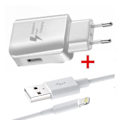 Miniatyrbillede 1 af 4: Pakke oplader + kabel til Apple iPhone 11 Hurtigoplader Ultra-kraftig og hurtig NY GENERATION 3A med LIGHTNING USB-KABEL