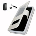 Miniatyrbillede 1 af 4: Housse - ZTE - Windows Phone Internet 7 - PU-læder - Magnetlukning - Universel Vit