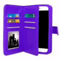 Miniatyrbillede 3 af 4: Housse folio - PH26® - Sony Xperia XA1 Plus - Øko-læder lilla - Magnetisk klap - Universel Lila