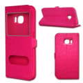 Miniatyrbild 1 av 4: Etui Housse Coque Folio - PH26® - LOGICOM L-EMENT 350 - Konstläder - Rosa - Flexibel Rosa