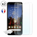 Miniatyrbillede 1 af 4: Google Pixel 3a Pack 2 skærmbeskyttere i hærdet glas med høj gennemsigtighed, ultra resistente, ultra slanke, anti-mærker,