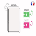 Miniatyrbillede 4 af 4: Pakke 2 FULD beskyttelsesfilm til Samsung Galaxy S21 i ultra-resistent hærdet glas (maksimal hårdhed) Vit