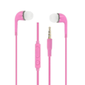 Miniatyrbillede 1 af 4: Høretelefoner Rosa Høj Kvalitet Lyd in-ear i silikone ultra komfort lydstyrkekontrol og mikrofon til Blackview Rosa