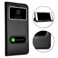 Miniatyrbillede 1 af 4: Housse folio - PH26® - Samsung Galaxy TREND S7562 - Simili læder - Sort - Magnetisk Svart