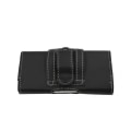 Miniatyrbillede 2 af 4: Étui pochette - Samsung - Galaxy S4 Zoom - Grainlæder - Magnetisk lukning - Bælteklips Svart