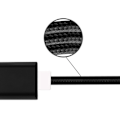 Pikkukuva 4 / 5: Tyypin C-kaapeli HTC U24 Prolle Nylon Braided Sync Fast-Data Transferissa