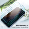 Pikkukuva 4 / 4: iPhone 12 Mini 5,4" Tempered Glass 3 Pack + 1 * Case Läpinäkyvä TPU Silicone Case iPhone 12 Mini Cover Case -näytönsuoja
