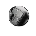 Miniatyrbillede 4 af 4: Alcatel One Touch Pop C9 Bagcover i sort læderlook med silikonegelkonturer, stødabsorberende by PH26®