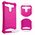 Pikkukuva 1 / 4: Takakansi - Archos - Access 57 - Fuksia - Nahkaefekti - Iskunkestävä - Langaton lataus Fushia rosa