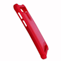 Miniatyrbillede 3 af 4: Coque bagtil - Danew - Konnect 506 - Rød - Læderlook - Stødabsorberende - Trådløs opladning Röd