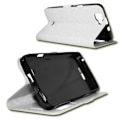 Miniatyrbillede 2 af 4: Etui Housse Folio - PH26® - LOGICOM L-EMENT 501 - Kunstlæder - Fleksibel - Magnetisk Vit