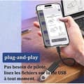 Miniatyrbillede 3 af 4: PH26® USB-C til USB-A adapter, OTG Type C han til USB 3.0 hun kompatibel med Realme C35
