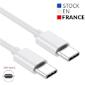 Pikkukuva 2 / 3: USB Type C - Type C -kaapeli - 1 metrin pituinen Honor X7b 5G -pikalataus - Pikalataus-/synkronointikaapeli Vit