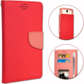 Miniatyrbillede 1 af 4: Etui Housse folio - Thomson - Serea 405 - Fuchsia - Struktureret kunstlæder - Magnetisk Fuschia