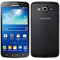 Miniatyrbillede 4 af 4: Samsung Galaxy GRAND 2 G7106 Sort dedikeret folio etuier med vinduer i læderlook og synlige syninger by PH26®