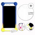 Miniatyrbillede 1 af 4: Super Pack Shockproof Multicolor Bumper Case til Gooweel S9 med 3 hærdede briller for MAKSIMAL hårdhedsbeskyttelse