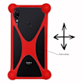 Pikkukuva 2 / 4: Coque bumper - Xiaomi - Redmi Note 7 - Punainen - Ultrakestävä - Taipuisat Röd