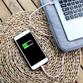 Miniatyrbild 4 av 4: Micro USB-kabel för Infinix S5 Lite Nylonflätad USB-kabel 1,3 meter snabbladdning-synkronisering-dataöverföringskabel - ROSA
