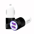 Miniatyrbild 1 av 4: USB Biltändar Laddare - Guld - Dubbelport - Ultra Snabb - 12-24V - Samsung Galaxy S21 FE Svart