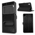Miniatyrbild 1 av 3: Svart Folio Cover Case för HTC 630 By Ph26®