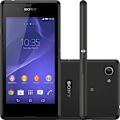 Miniatyrbild 4 av 4: Housse folio - PH26® - SONY XPERIA E3 - Syntetiskt läder - Svart - Magnetisk Svart