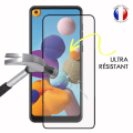 Miniatyrbild 2 av 4: Pack 3 HELA skyddsfilmer för Samsung Galaxy A21 i ultrabeständigt härdat glas (Maximal hårdhet) Vit