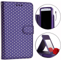 Miniatyrbillede 1 af 4: Folio cover til Xiaomi Mi 11 Ultra øko-læder pung format - dobbelt indvendig flap kortholder - LILLA Lila