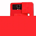 Pikkukuva 3 / 4: Etui Housse Folio - PH26® - Xiaomi Redmi 3X - Tekonahkaa - Punainen - Magneettinen Röd