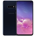 Miniatyrbild 4 av 4: Extra Slim Fodral - SVART - Samsung Galaxy S10 E - Läderimitation - Halvstyvt - Magnetisk Svart