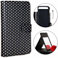Miniatyrbillede 1 af 4: Smartphone cover - PH26 - HTC U11 EYEs - Øko-læder sort - Kortlomme - Indbygget spejl Svart