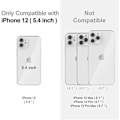 Pikkukuva 3 / 4: Nestemäinen silikonikotelo iPhone 12 5,4 tuuman 2020 mustalle