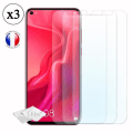 Miniatyrbillede 1 af 3: Huawei Nova 4e Pack 3 skærmbeskyttere i hærdet glas med høj gennemsigtighed, ultra resistente, ultra slanke, anti-mærker,