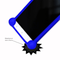 Miniatyrbild 4 av 4: Stötsäker Bumper Case för UMIDIGI A9 Max Kvalitet Super Silicon Bumper för UMIDIGI A9 Max - BLÅ Blå