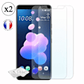 Miniatyrbillede 1 af 3: HTC U12+ Pack 2 skærmbeskyttere i hærdet glas med høj gennemsigtighed, ultra resistent, ultra slank, anti-mærker, installation