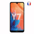 Miniatyrbillede 3 af 4: Super Pack til Huawei Y7 2019 Bagcover i læderstil med anti-shock silikone gel konturer + 3 skærmbeskyttelsesfilm i