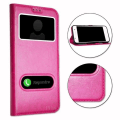 Miniatyrbillede 1 af 4: Telefonetui - PH26® - Samsung Galaxy CORE LITE G386 - Syntetisk læder - Rosa - Magnetisk Rosa
