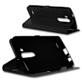Miniatyrbild 2 av 4: Etui Housse Folio - PH26® - LG G3 S/G3 MINI - Syntetiskt läder - Svart - Mjukt Svart