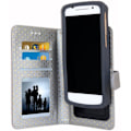 Miniatyrbillede 2 af 4: Smartphonecover - SØLV - Huawei Honor 9C - Øko-læder - Kortholder - Spejl Grå