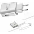 Miniatyrbillede 1 af 4: Lader - Google - Pixel 7 - Hurtiglader 3A - USB-Type C-kabel - Optimal sikkerhed Vit