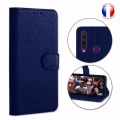 Miniatyrbillede 1 af 4: Pung sleeve - Huawei - Y6P - Prægede læder - Magnetisk - Video support - Blå Blå