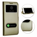 Pikkukuva 1 / 4: Kotelo Wiko Y81:lle - Wiko - Extra Slim X2 - Eco-nahka - Magneettinen suljin - Gold Gold Guld