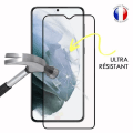 Miniatyrbillede 2 af 4: Pakke 3 FULD beskyttelsesfilm til Samsung Galaxy S21 i ultra-resistent hærdet glas (maksimal hårdhed) Vit