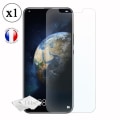 Miniatyrbillede 2 af 4: Super Pack til Huawei Honor Magic 2 3D læder-stil bagcover med silikone anti-shock gel konturer + 1 skærmbeskytter film