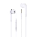 Miniatyrbillede 1 af 4: Hvide høj kvalitets in-ear audio høretelefoner i ultra komfortabel silikone med volumenkontrol og mikrofon til Motorola. Vit