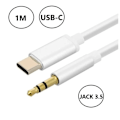 Miniatyrbillede 5 af 5: USB Type-C til 3,5 mm jack-adapterkabel til Vivo IQOO Neo9s Pro+ Plug and Play-kabel til dine hovedtelefoner, bilradio...