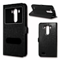 Miniatyrbillede 1 af 4: Etui Housse Folio - PH26® - LG G3 S/G3 MINI - Syntetisk læder - Sort - Blød Svart